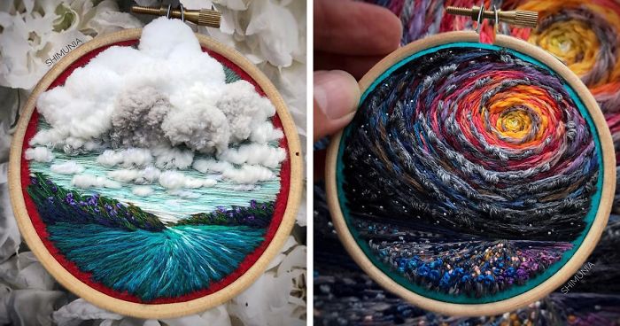 This Artist Pushes Embroidery To Its Limits, Making It Look Like Paint