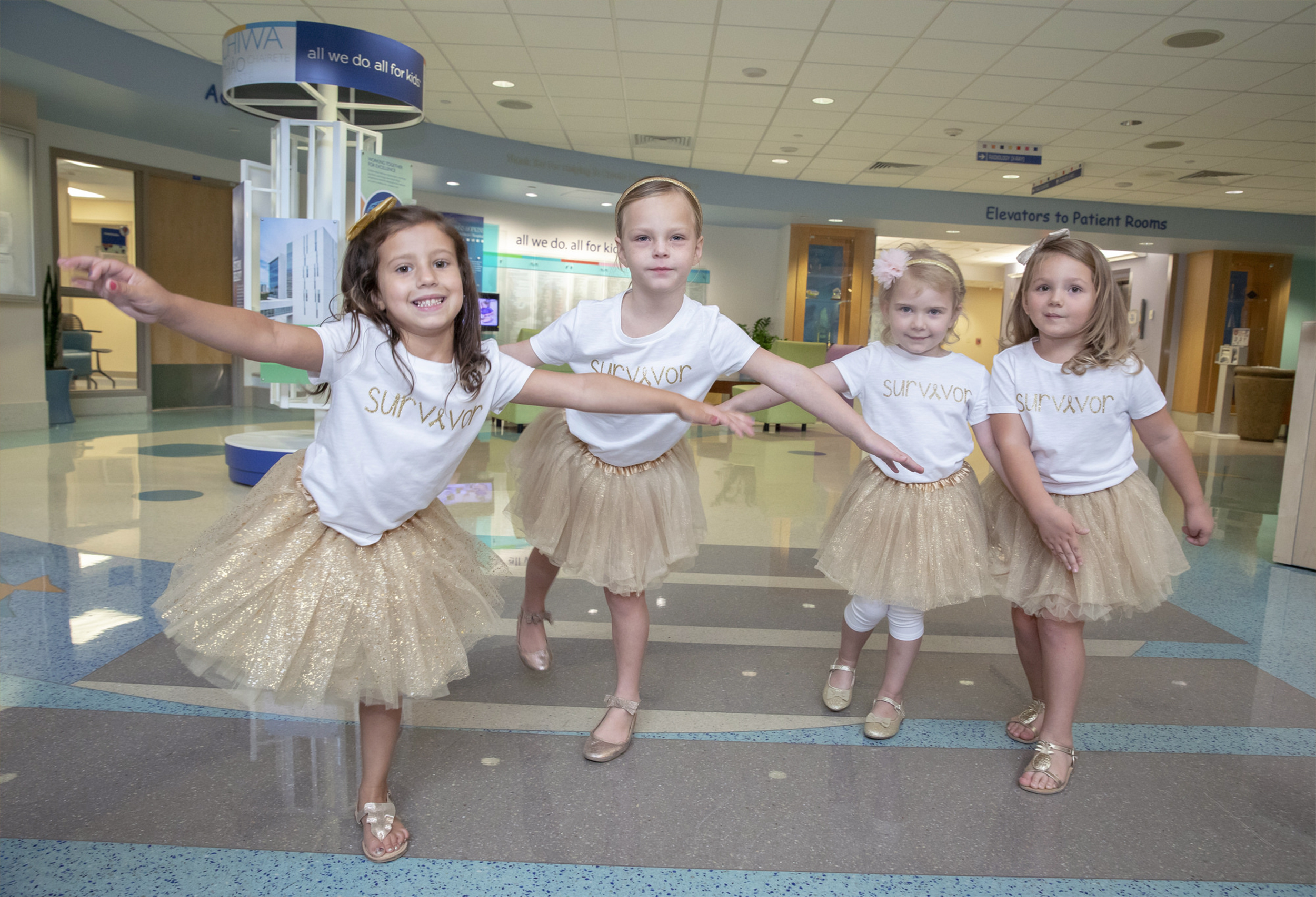 Four Girls Reunite After They Beat Cancer Together at the Same Hospital